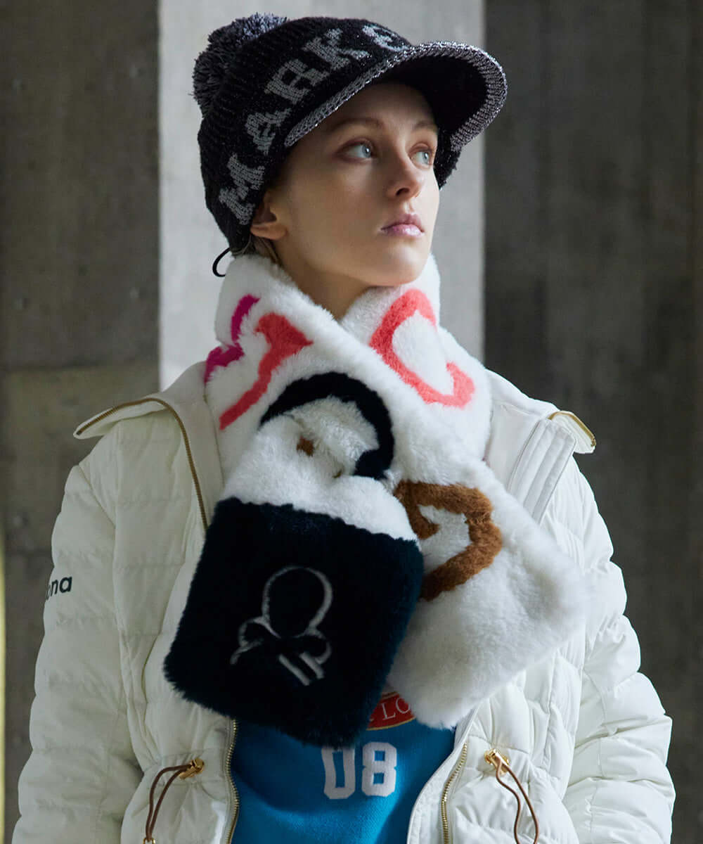G.O.D Faux Fur Wrap Muffler | MEN and WOMEN - MARK & LONA – MARK