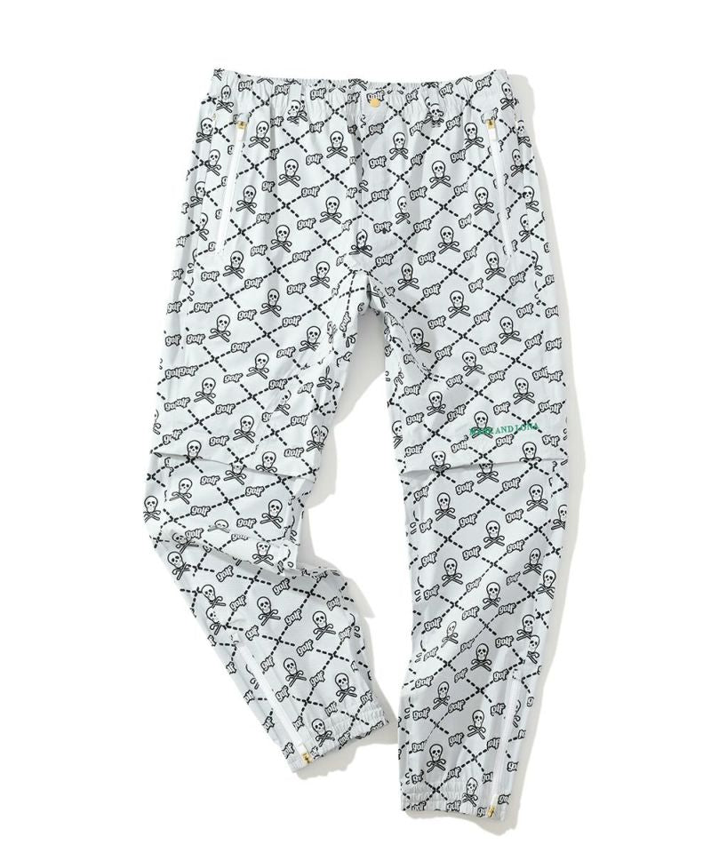 Louis Vuitton Signature Pants with Embroidery Green Collar. Size 3L