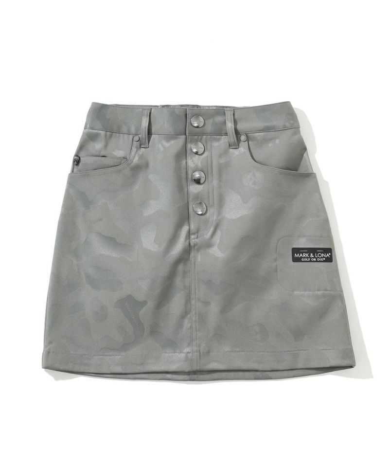 Grey camo denim shops skirt