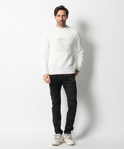Quartz Patterned Crew Sweater | MEN