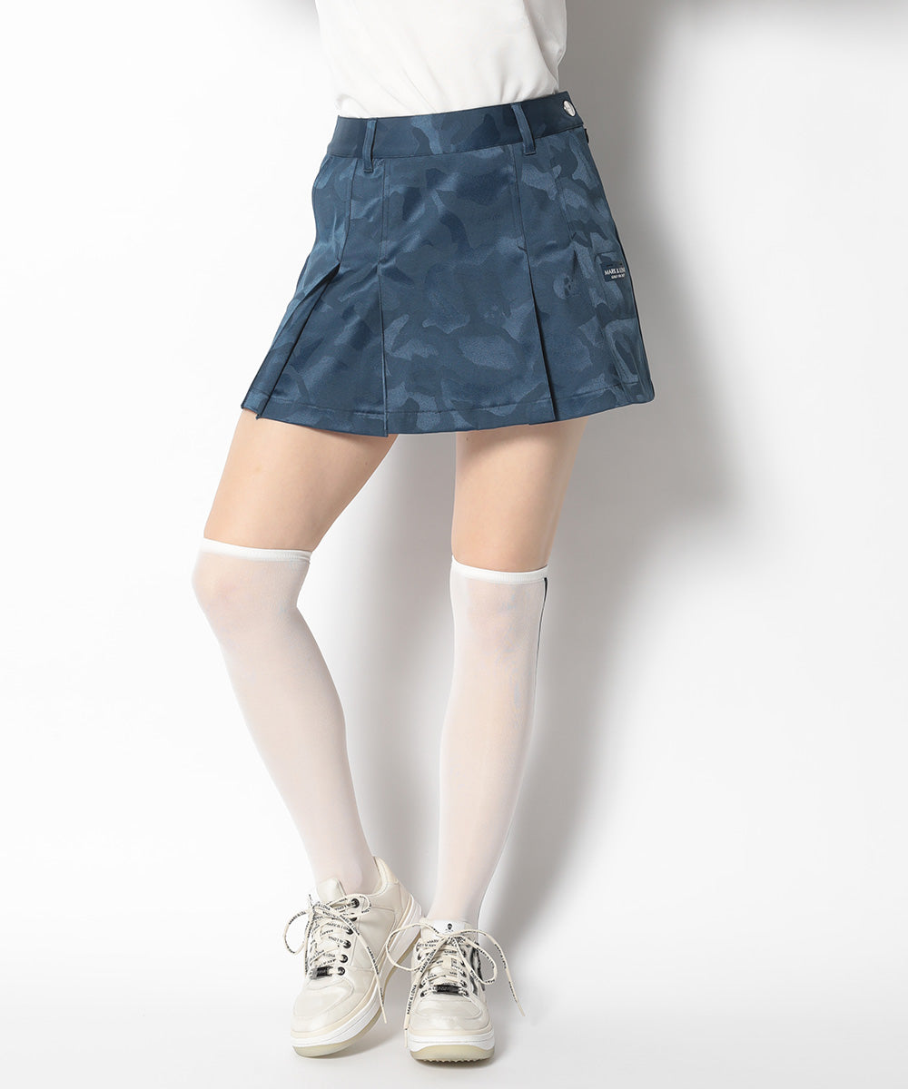 Gauge Pleats Skirt | WOMEN
