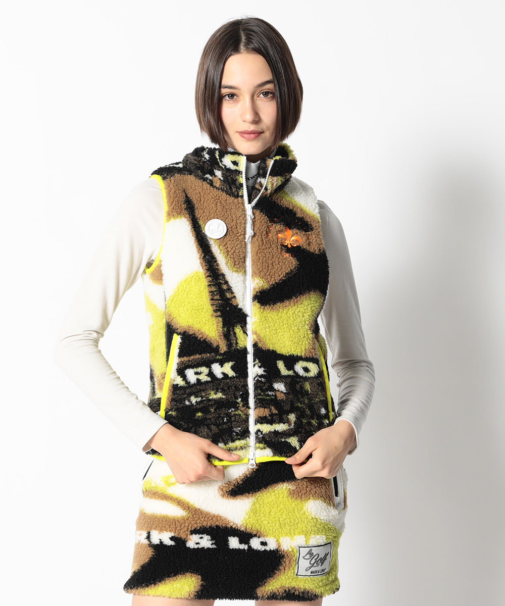 Prestige Jaquard Fleece Vest | WOMEN