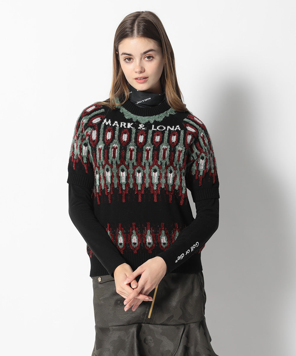 넥타 반팔 스웨터 | 여성