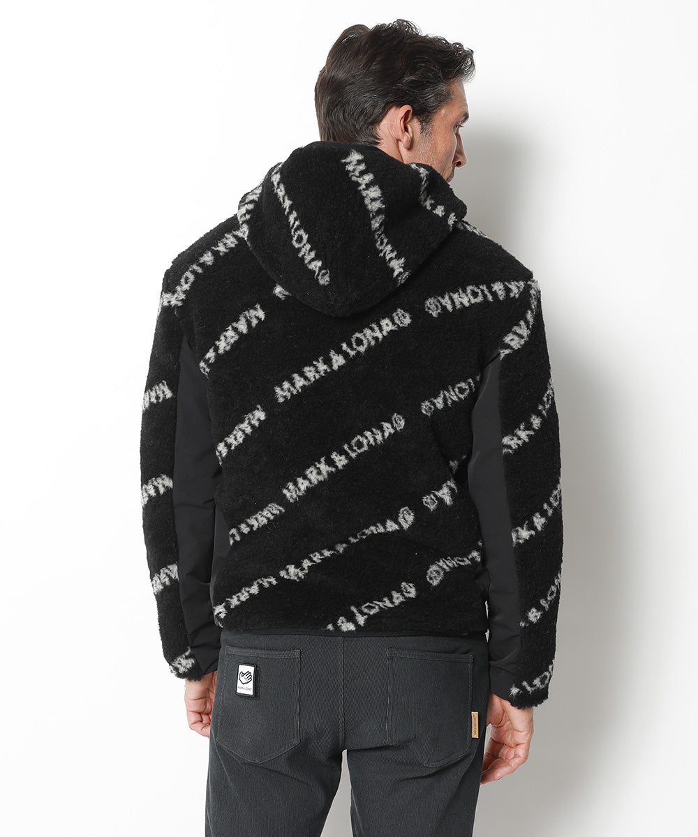 Slanton Wool Fleece Hooded Jacket | MEN