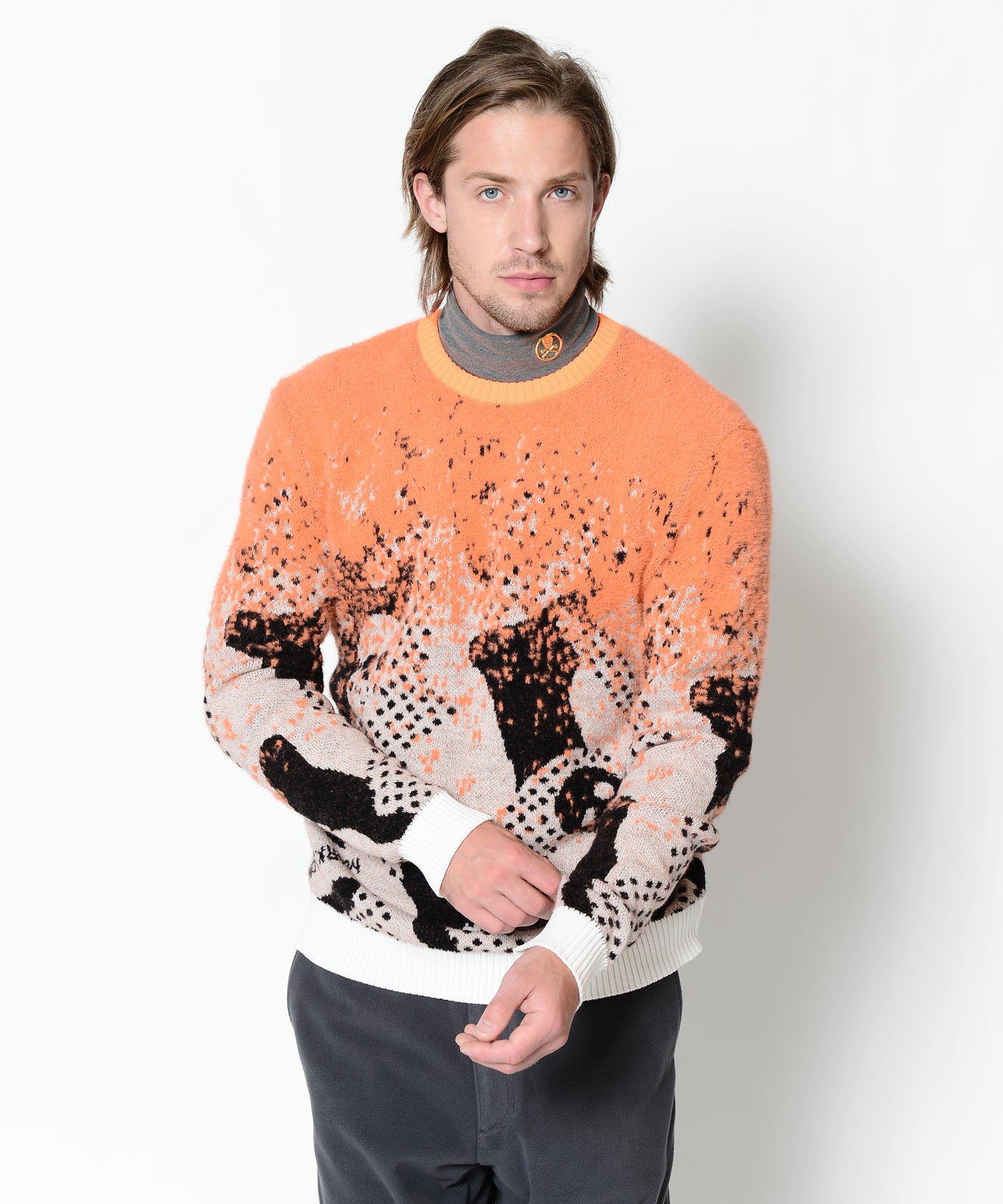 Vector Faded Crew Sweater | MEN