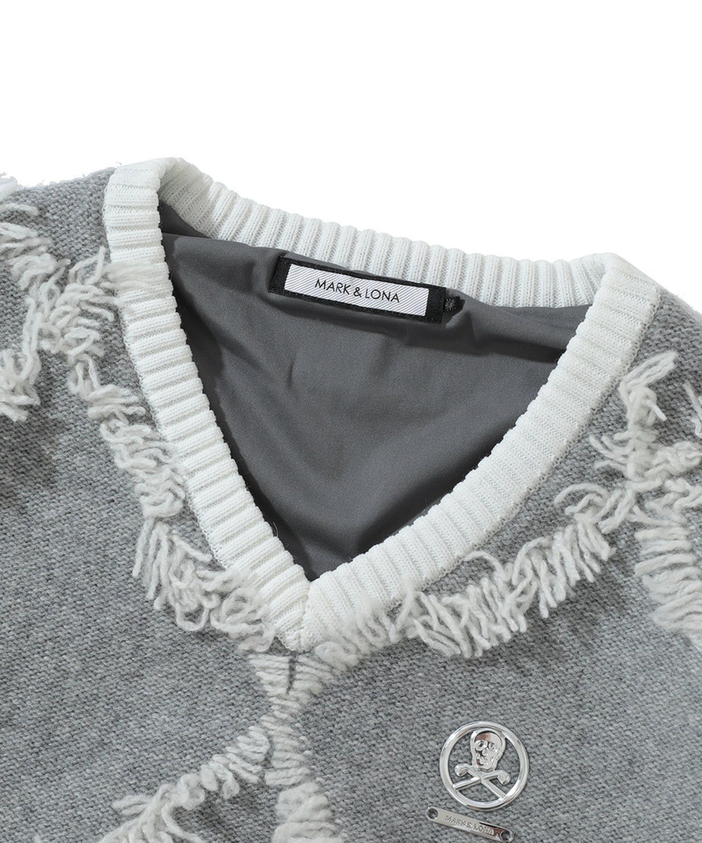 Diamond Mane Vee Neck Sweater | WOMEN – MARK & LONA GLOBAL ONLINE