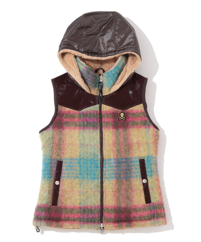 Loretta Sliver Reversivle Down Vest | WOMEN