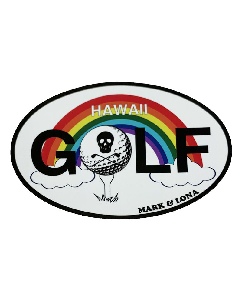 夏威夷高爾夫貼紙